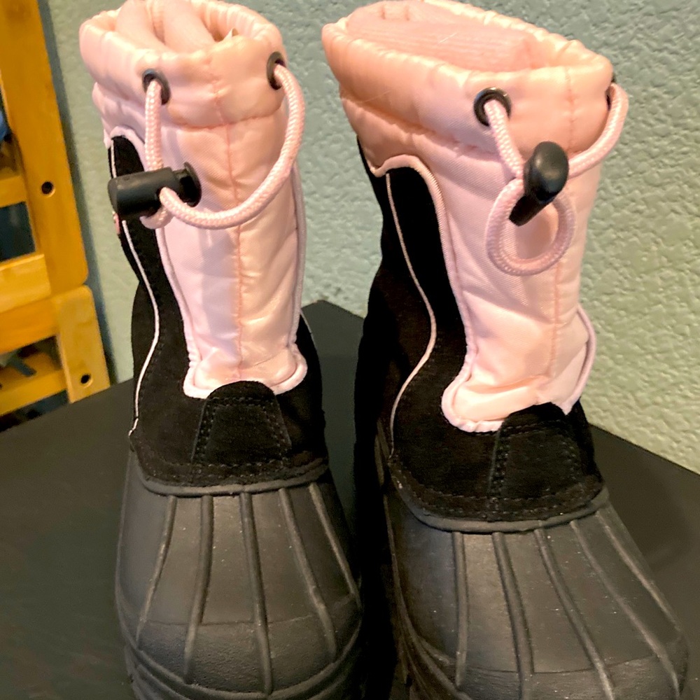 Totes Girls Waterproof Winter Rain Snow Boots (PreOwned) 12